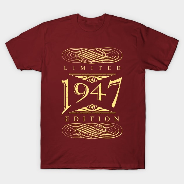 Limited Edition 1947! T-Shirt by variantees